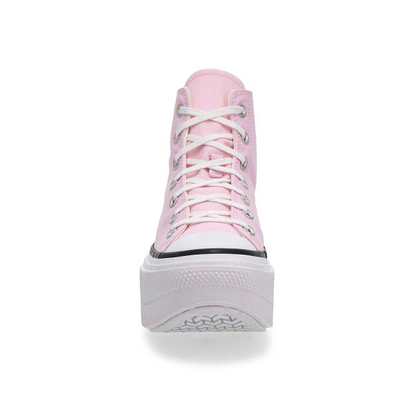 Women's CTAS Lift Double Stack Hi Top Sneaker - Bloom/White/Black