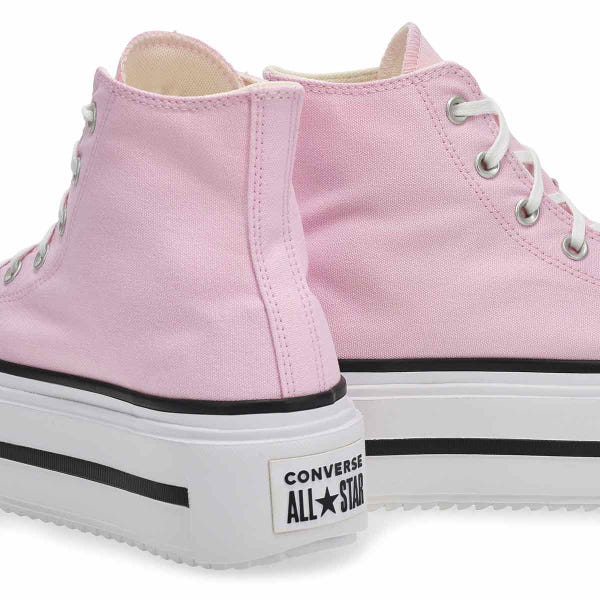 Women's CTAS Lift Double Stack Hi Top Sneaker - Bloom/White/Black