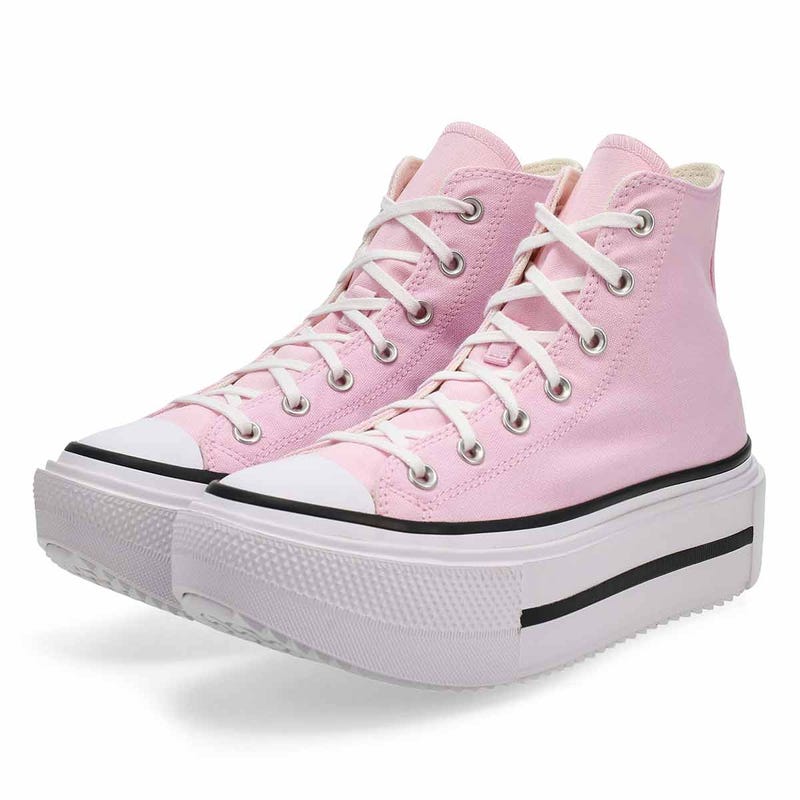 Women's CTAS Lift Double Stack Hi Top Sneaker - Bloom/White/Black