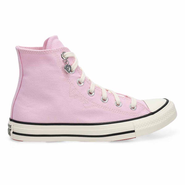Baskets hautes CHUCK TAYLOR ALL STAR, rose/blanc vintage/noir, femmes