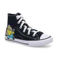 Kids' Chuck Taylor All Star Classic Hi Top Minions Sneaker - Black