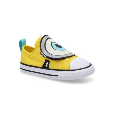 Espadrille bébé Chuck Taylor All Star à bride unique Minions – Jaune