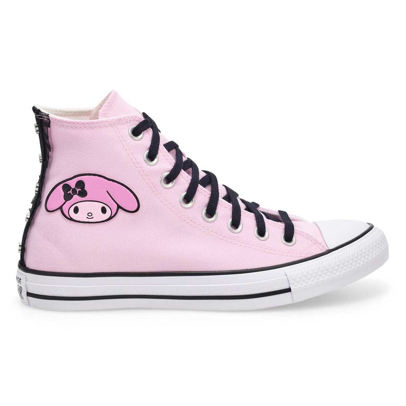 Women's  Chuck Taylor All Star My Melody Hi Top Sneaker - Pink/Black/Brown