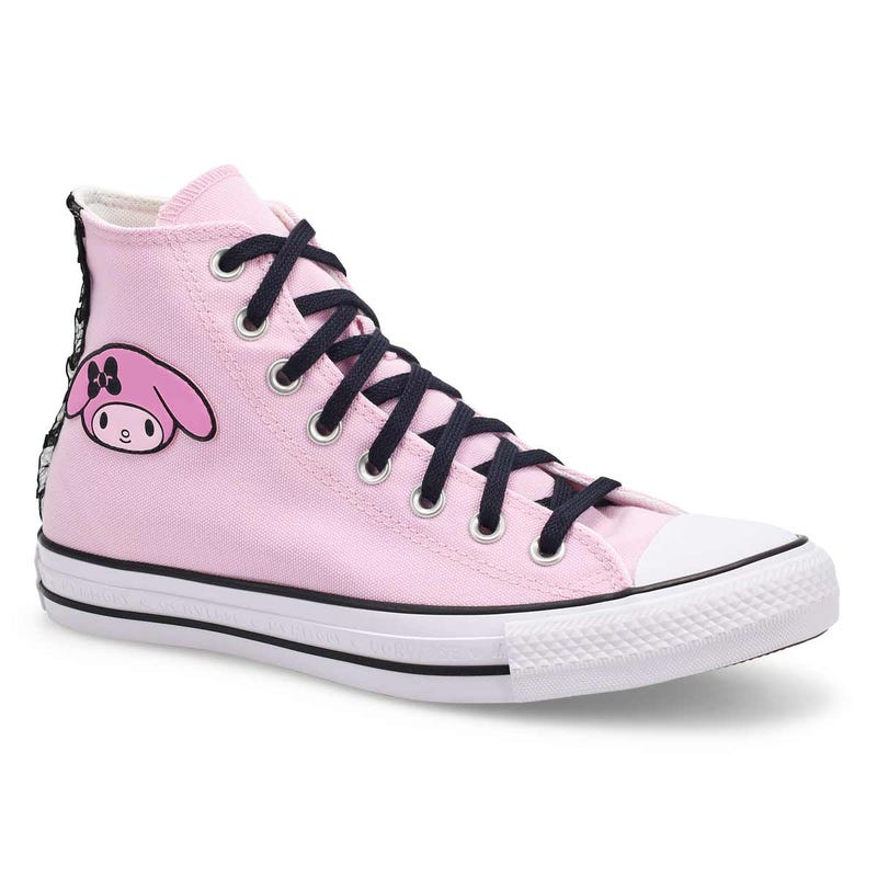 Women's  Chuck Taylor All Star My Melody Hi Top Sneaker - Pink/Black/Brown