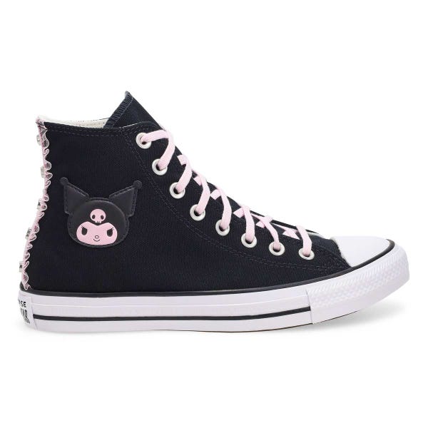 Women's Chuck Taylor All Star Kuromi Hi Top Sneaker - Black/Pink/Brown