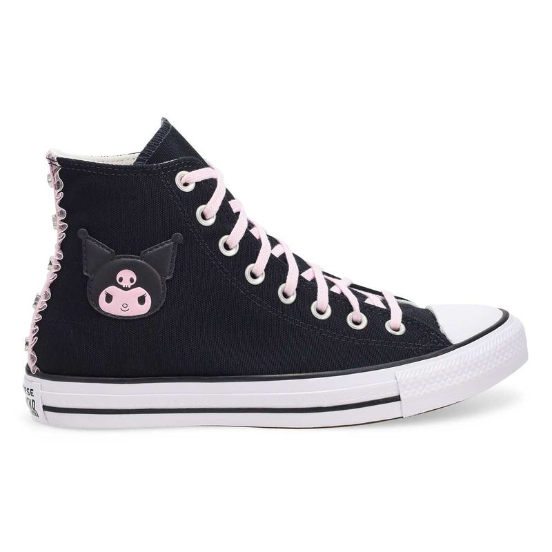 Women's Chuck Taylor All Star Kuromi Hi Top Sneaker - Black/Pink/Brown