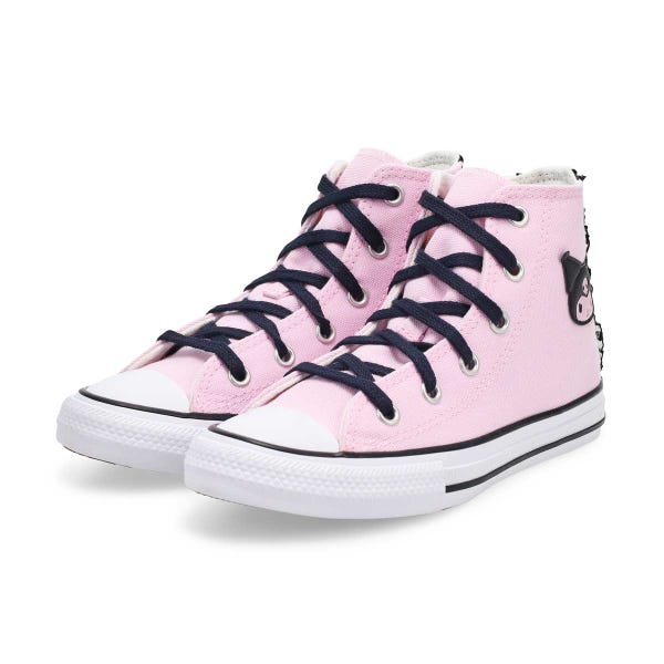Girls' Chuck Taylor All Star My Melody & Kuromi high-top sneaker.