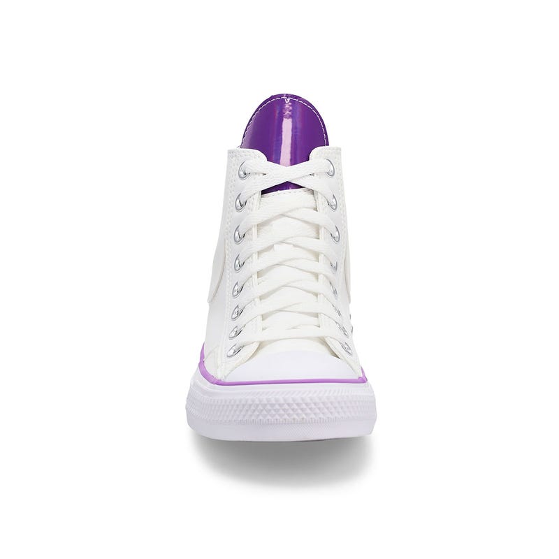 Unisex Chuck Taylor All Star Dragon Ball Z Frieza Hi Top Sneaker - Lucent White/Tillandsia Purple
