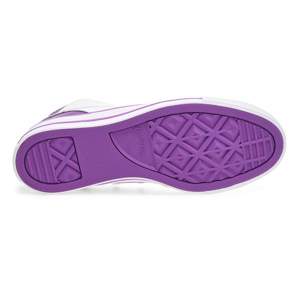 Unisex Chuck Taylor All Star Dragon Ball Z Frieza Hi Top Sneaker - Lucent White/Tillandsia Purple