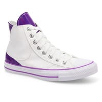 Unisex Chuck Taylor All Star Dragon Ball Z Frieza Hi Top Sneaker - Lucent White/Tillandsia Purple