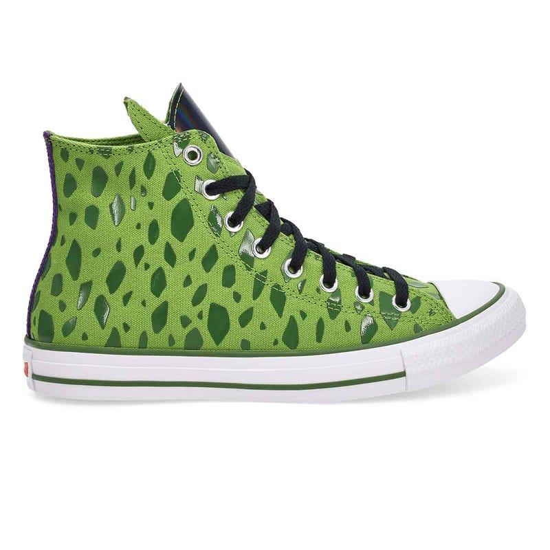 Unisex Chuck Taylor All Star Dragon Ball Z Cell High Top Sneaker - Peridot/Garden Green