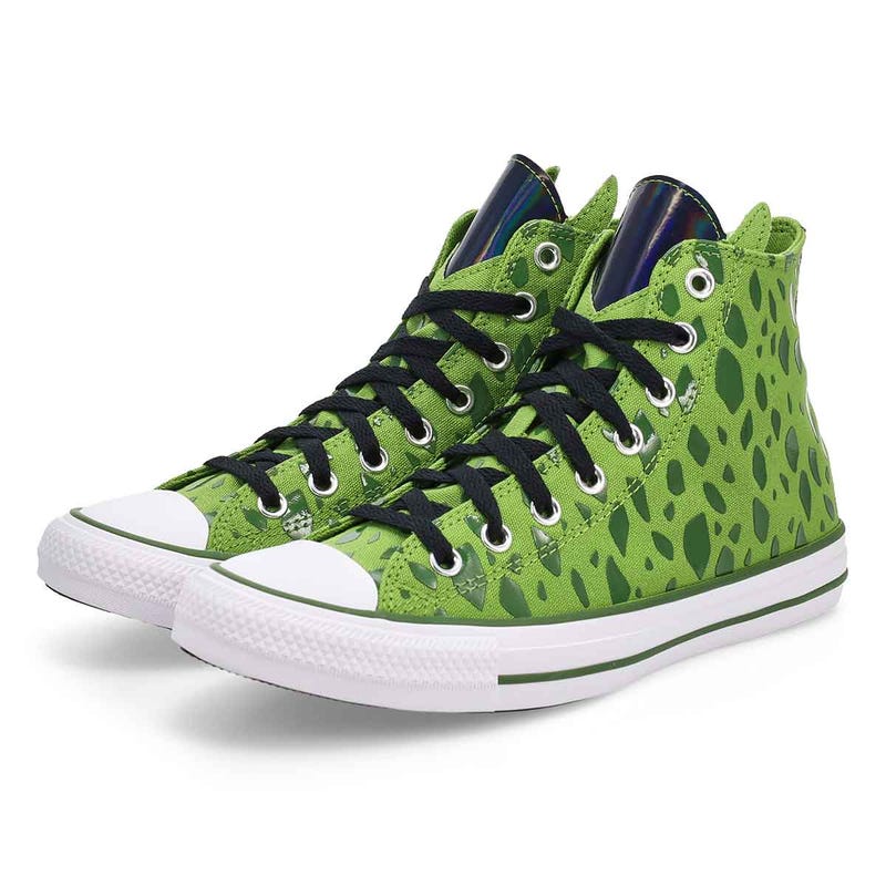 Unisex Chuck Taylor All Star Dragon Ball Z Cell High Top Sneaker - Peridot/Garden Green