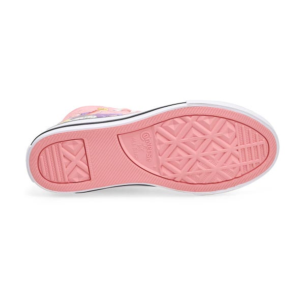 Kids' Chuck Taylor All Star Dragon Ball Z Kid Buu High-Top Sneaker - Quartz Pink/Cyber Yellow