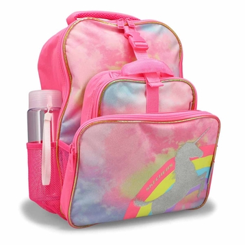 Kids' 5 Piece Unicorn Backpack School Kit - Pink M
