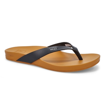 Women's Cushion Bounce Court Flip Flops - Black