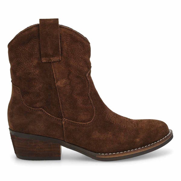 Women's  Aaliyah Ankle Boot - Dark Brown