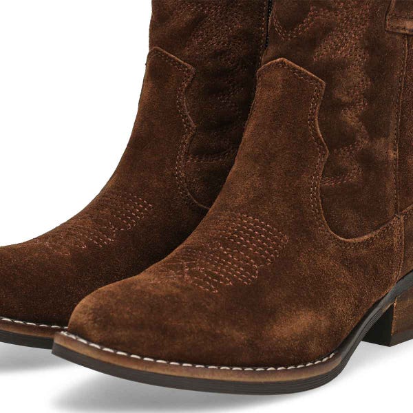 Women's  Aaliyah Ankle Boot - Dark Brown