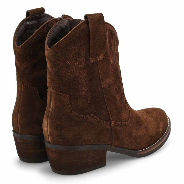 Women's  Aaliyah Ankle Boot - Dark Brown
