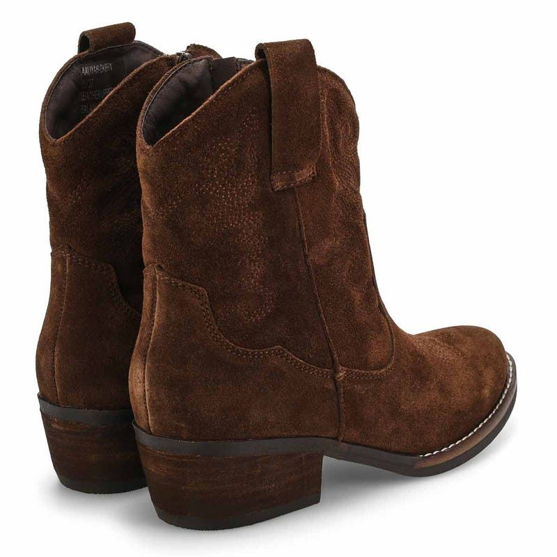 Women's  Aaliyah Ankle Boot - Dark Brown