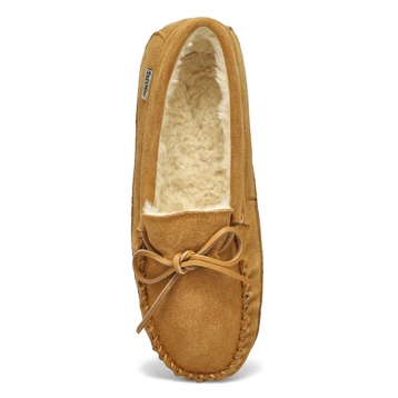 Men's Ace Suede Fur Lined SoftMocs - Chestnut