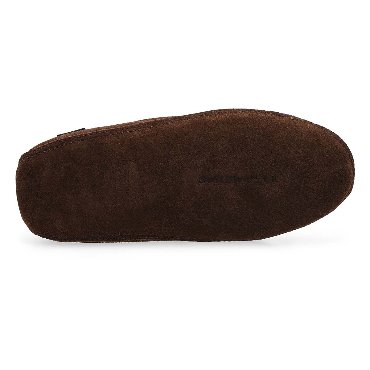 Men's Ace Suede Fur Lined SoftMocs - Chocolate