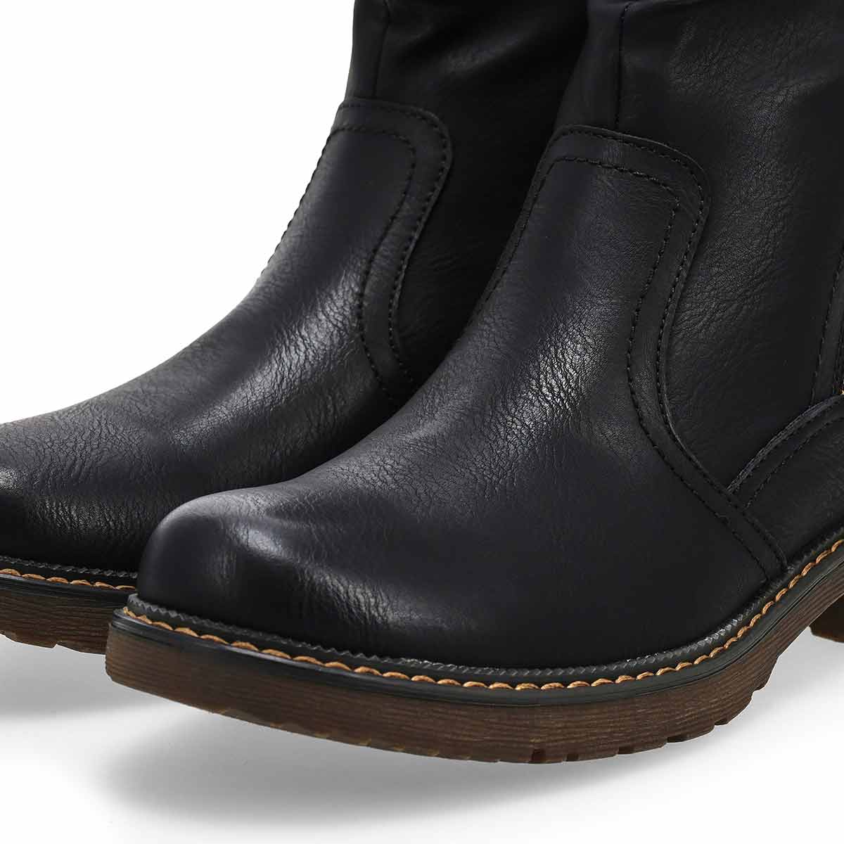 Botte imperméable végane ALANNA 02, noir, femmes