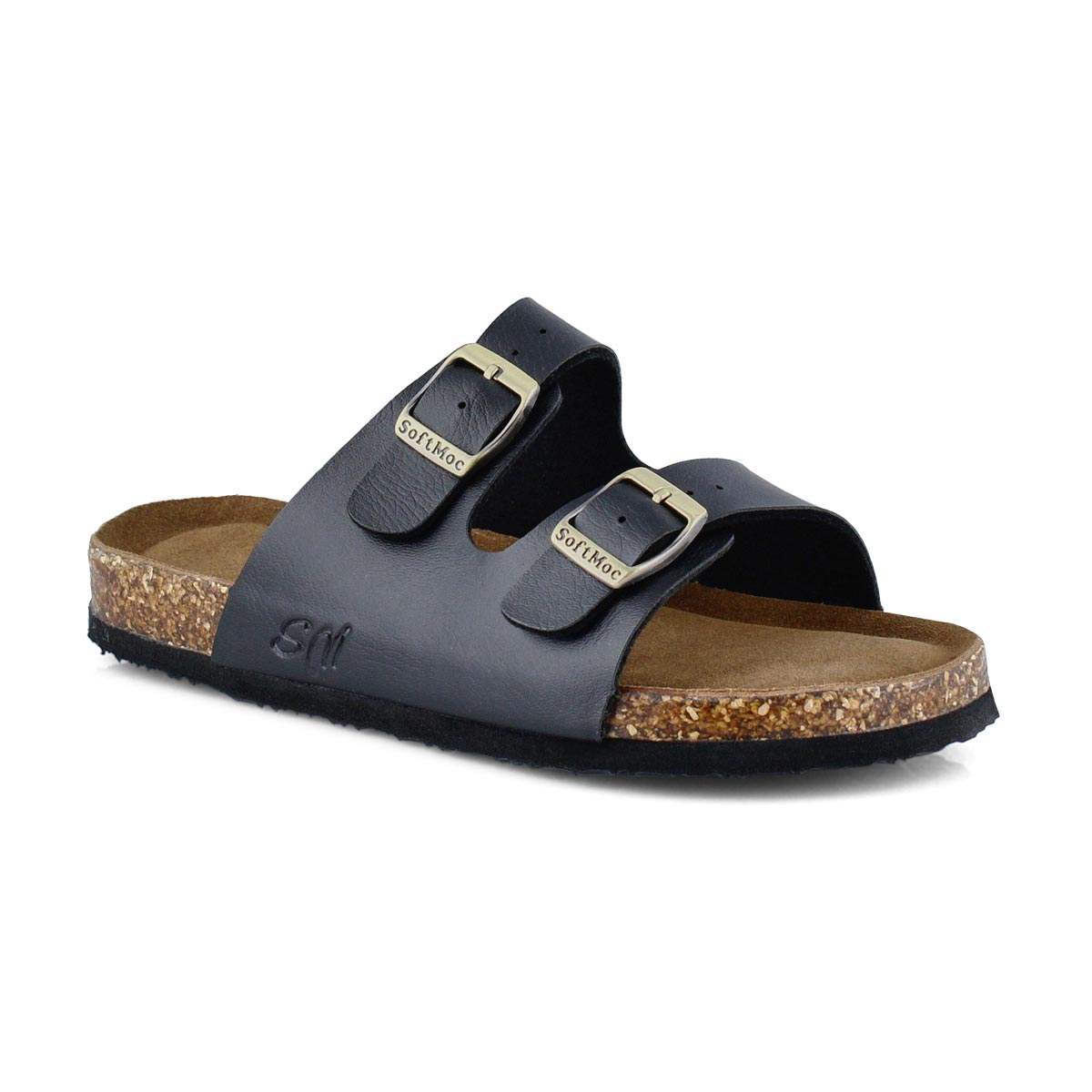 black memory foam sandals