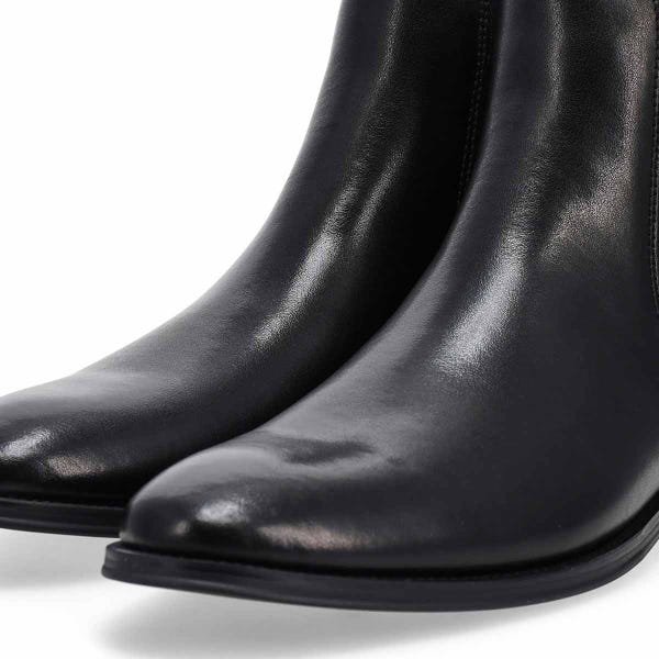 Men's  Aldair Leather Chelsea Boot - Black