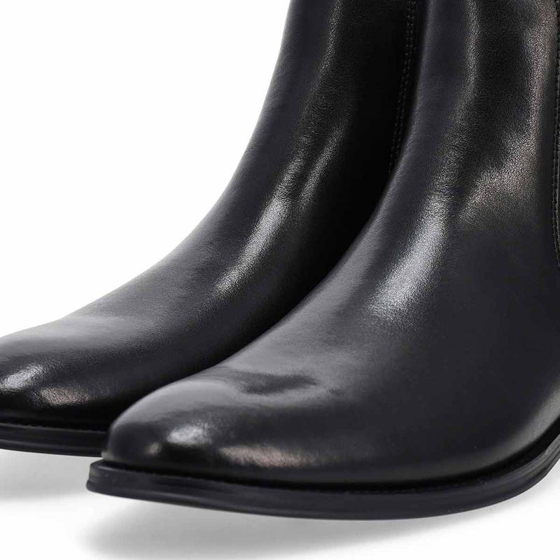 Men's  Aldair Leather Chelsea Boot - Black