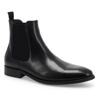 Botte Chelsea en cuir ALDAIR, noir, hommes