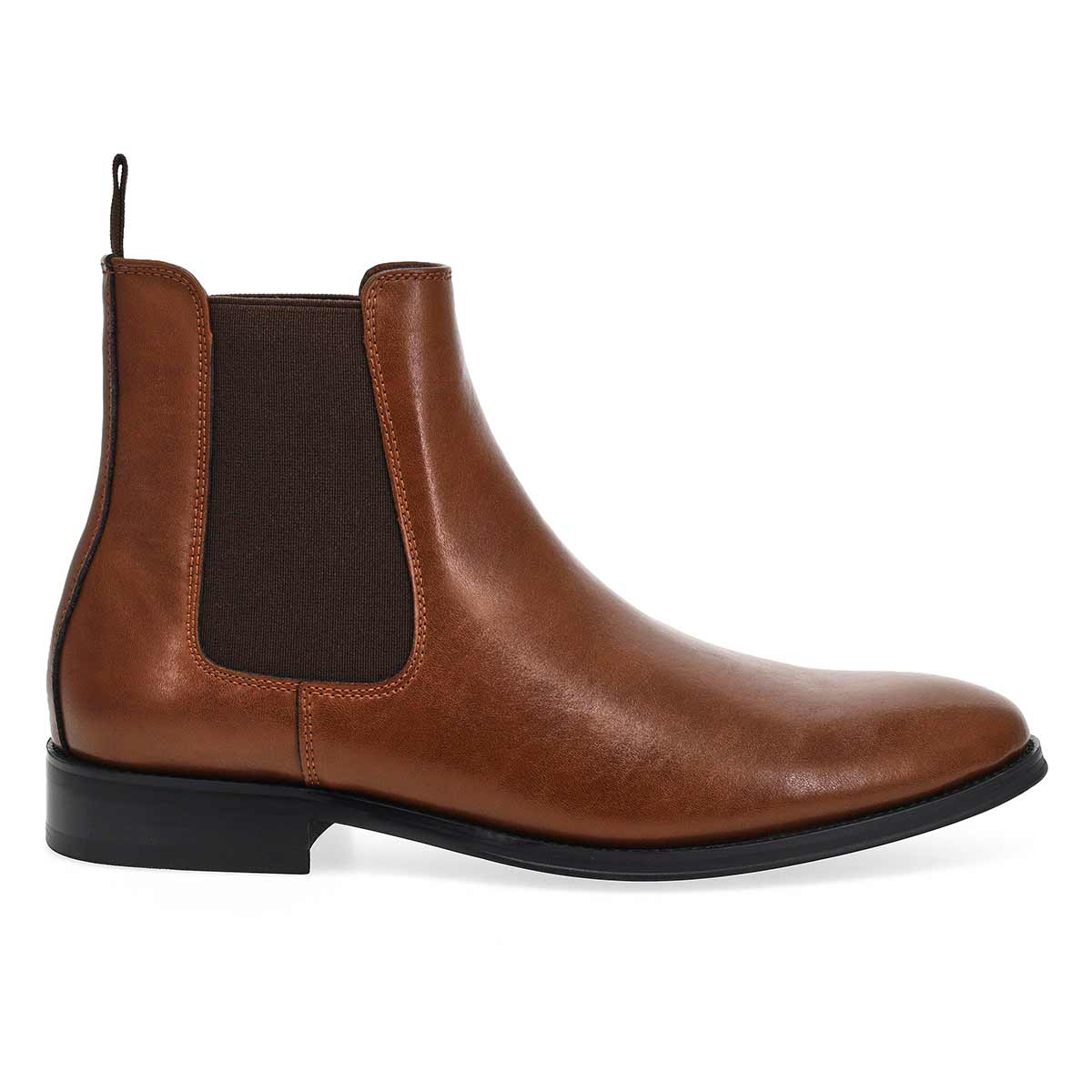 Botte Chelsea en cuir ALDAIR, havane, hommes