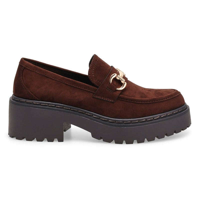Mocassin plateforme Alley pour femmes - Brun