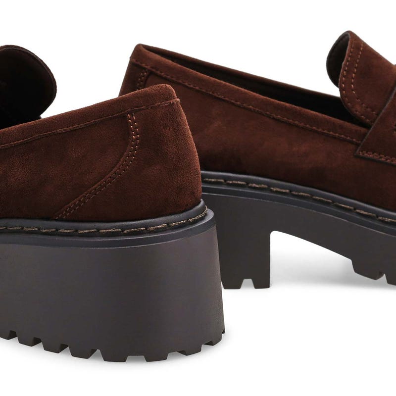 Mocassin plateforme Alley pour femmes - Brun