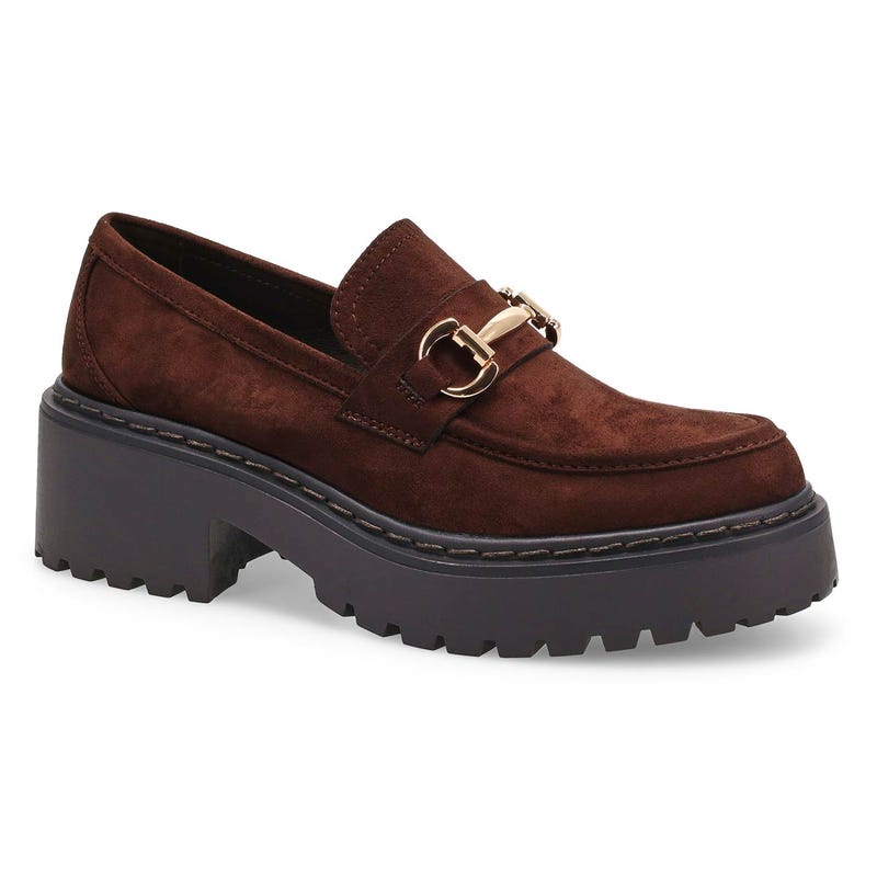 Mocassin plateforme Alley pour femmes - Brun