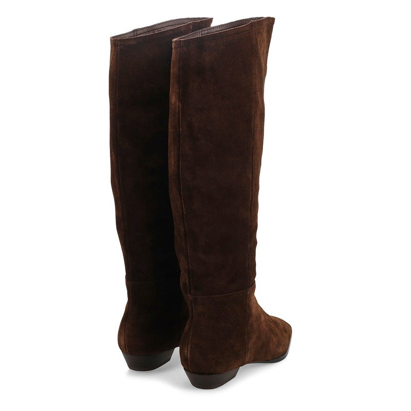Women's Amias Knee High Suede Boot - Brown
