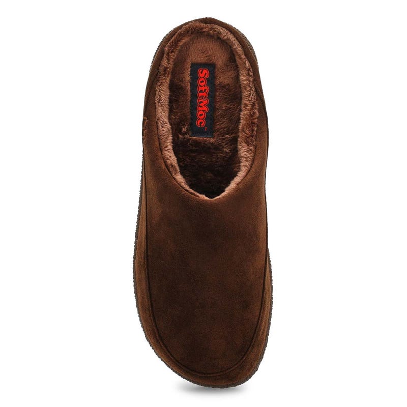 Women's Arctic Open Back Slipper - Chocolate