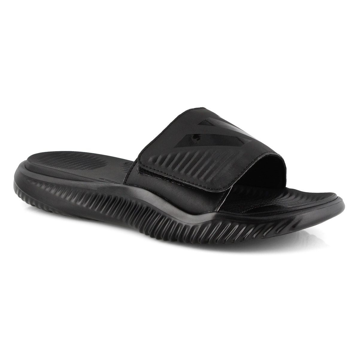 adidas alphabounce slides black