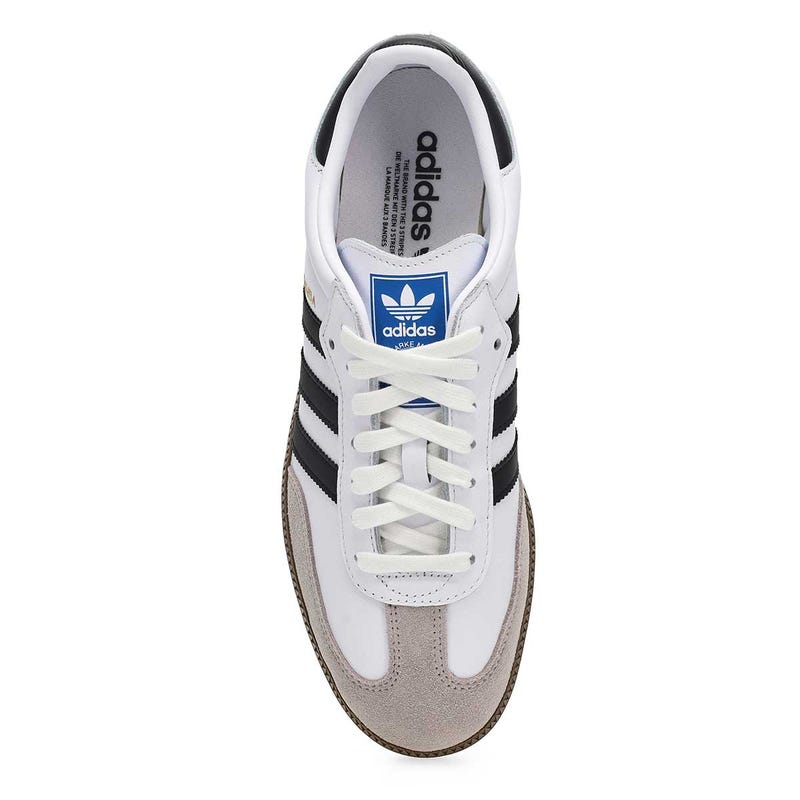 Baskets à lacets SAMBA OG, blanc/noir/résine, hommes