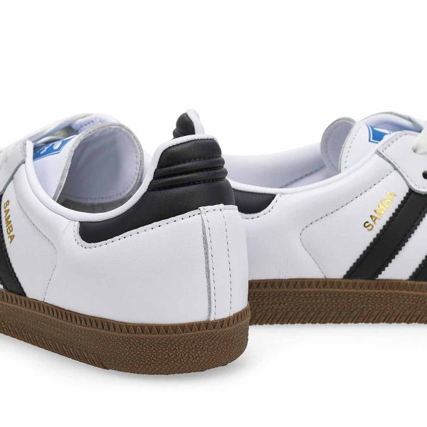 Baskets à lacets SAMBA OG, blanc/noir/résine, hommes