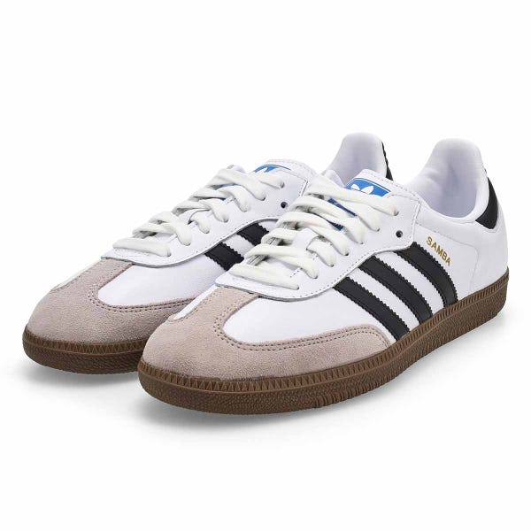 Baskets à lacets SAMBA OG, blanc/noir/résine, hommes