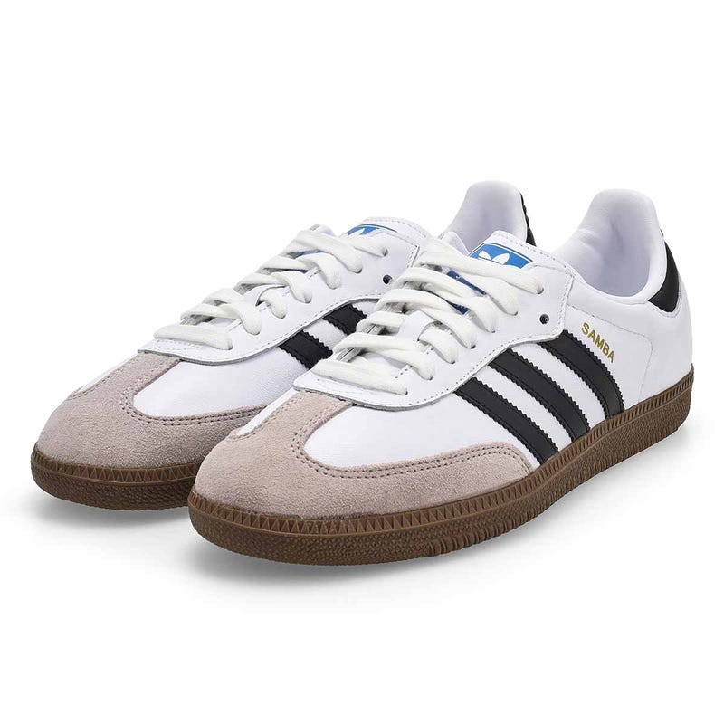 Baskets à lacets SAMBA OG, blanc/noir/résine, hommes