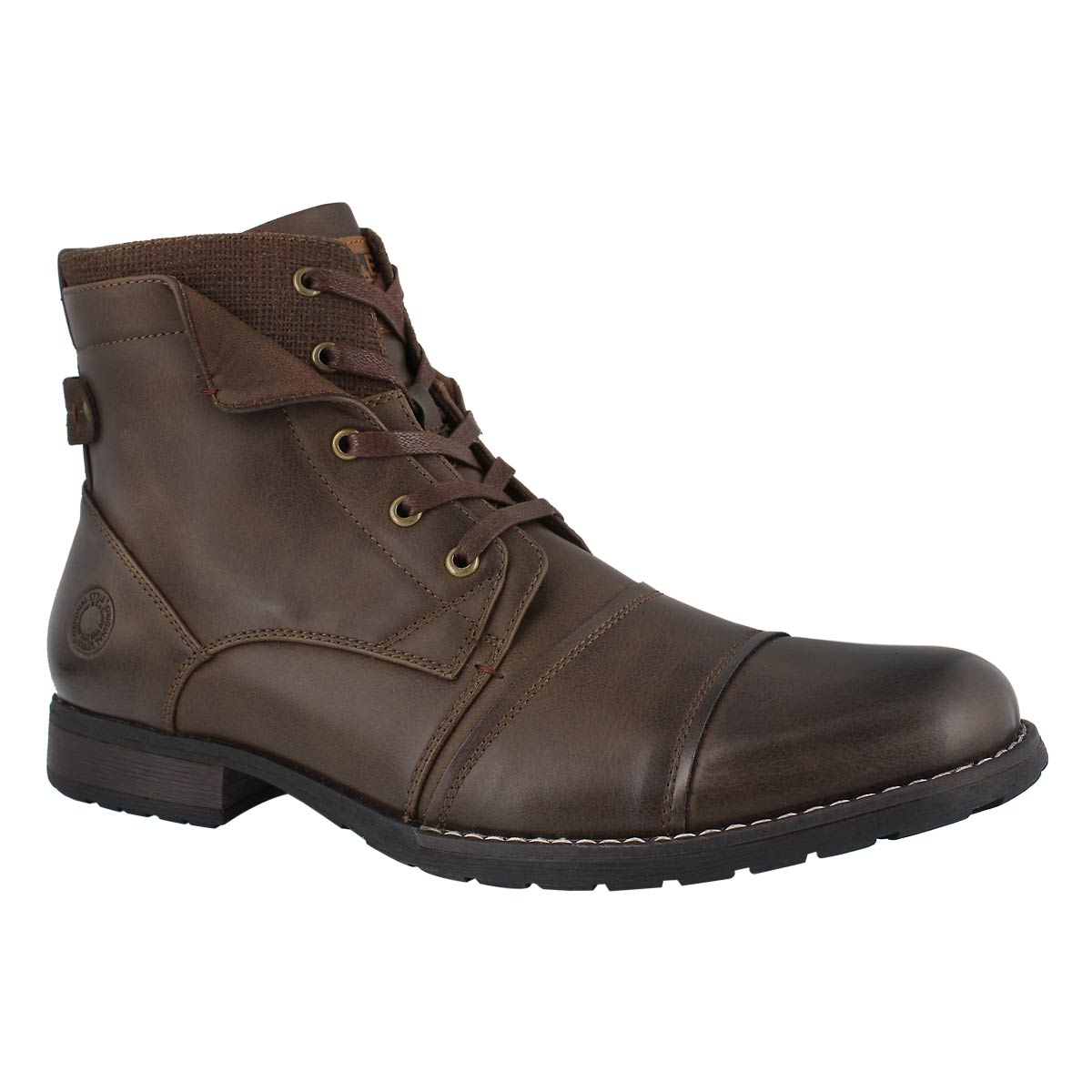 SoftMoc Men's BAKER brown lace up ankle 