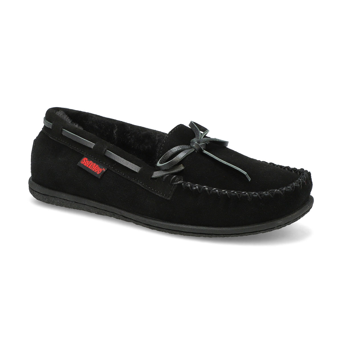 SoftMocs-ballerine BALI JR, noir, filles