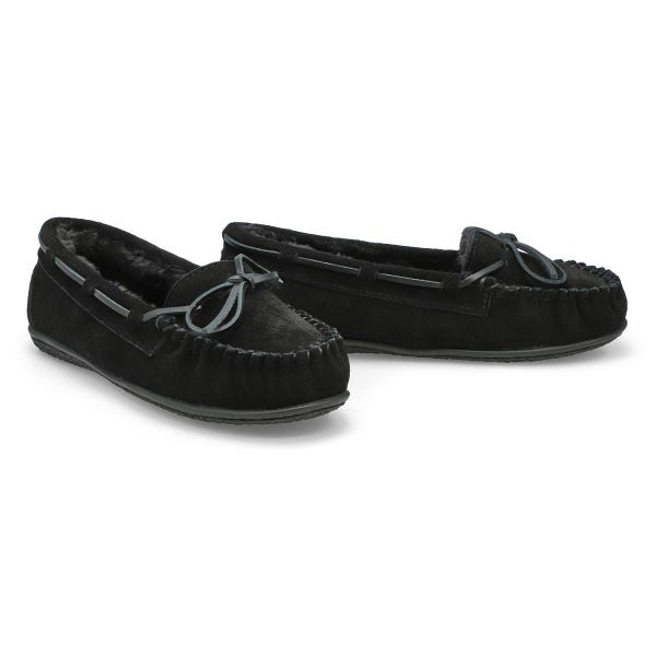 Women's Bali Supreme Ballerina SoftMocs- Black/Black