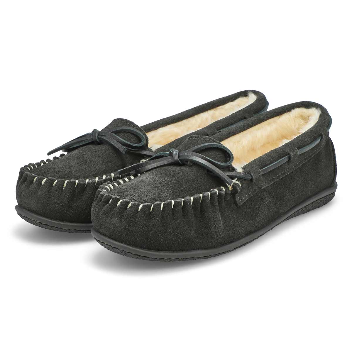 SoftMocs-ballerine BALI SUPREME, anthracite, femmes