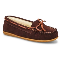 Women's Bali Supreme Suede Ballerina SoftMocs - Chocolate