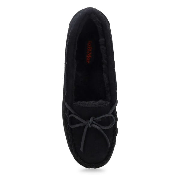 Ballerines en suède Bali Supreme II pour femmes de SoftMoc - Noir/noir