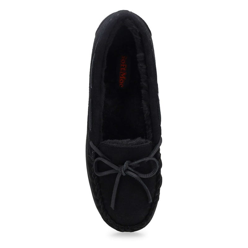 Ballerines en suède Bali Supreme II pour femmes de SoftMoc - Noir/noir