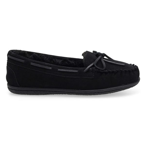 Ballerines en suède Bali Supreme II pour femmes de SoftMoc - Noir/noir