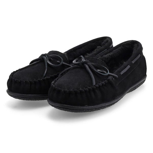 Ballerines en suède Bali Supreme II pour femmes de SoftMoc - Noir/noir